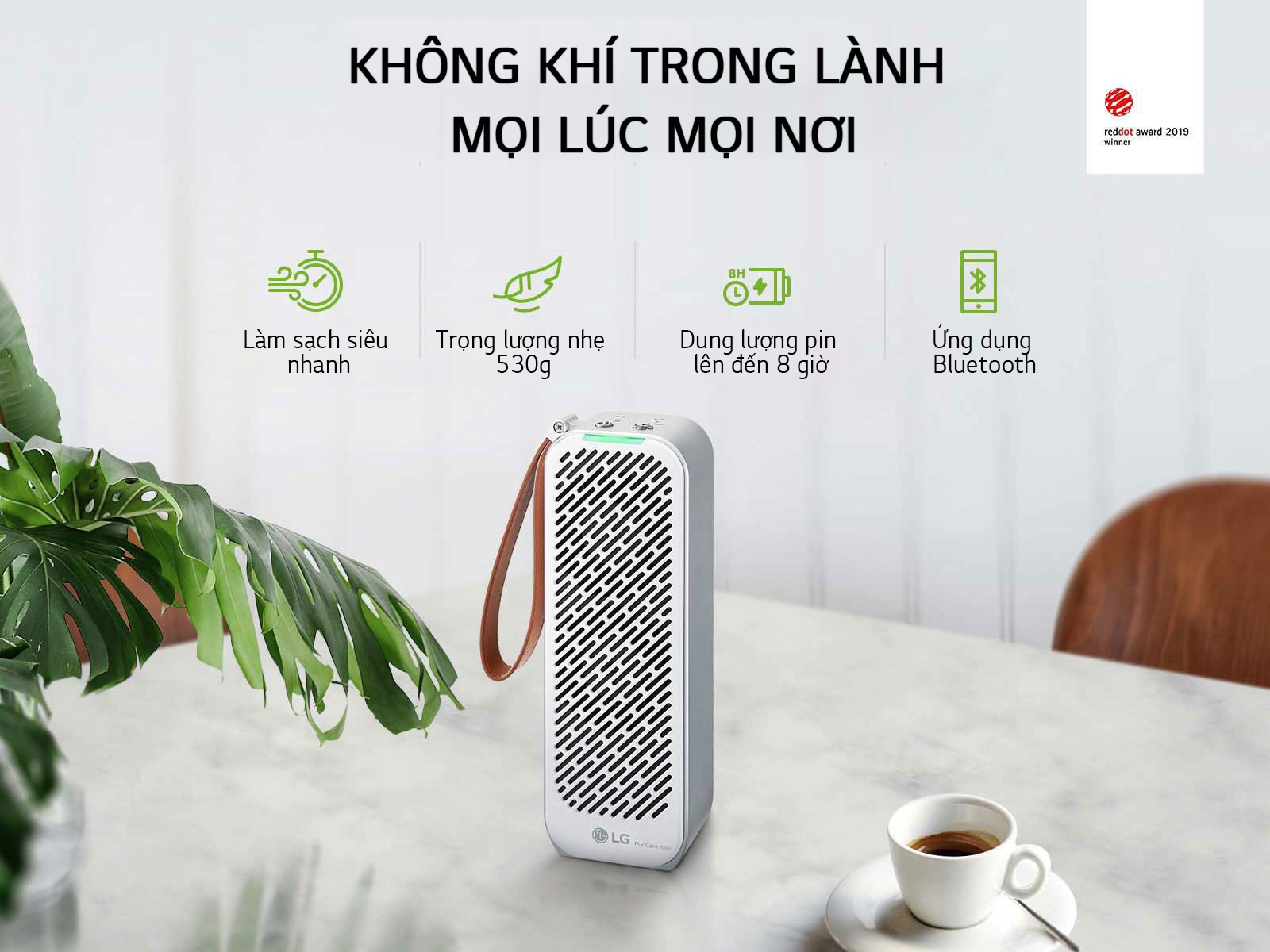 máy lọc không khí LG PuriCare mini, Máy lọc không khí, LG PuriCare, LG,