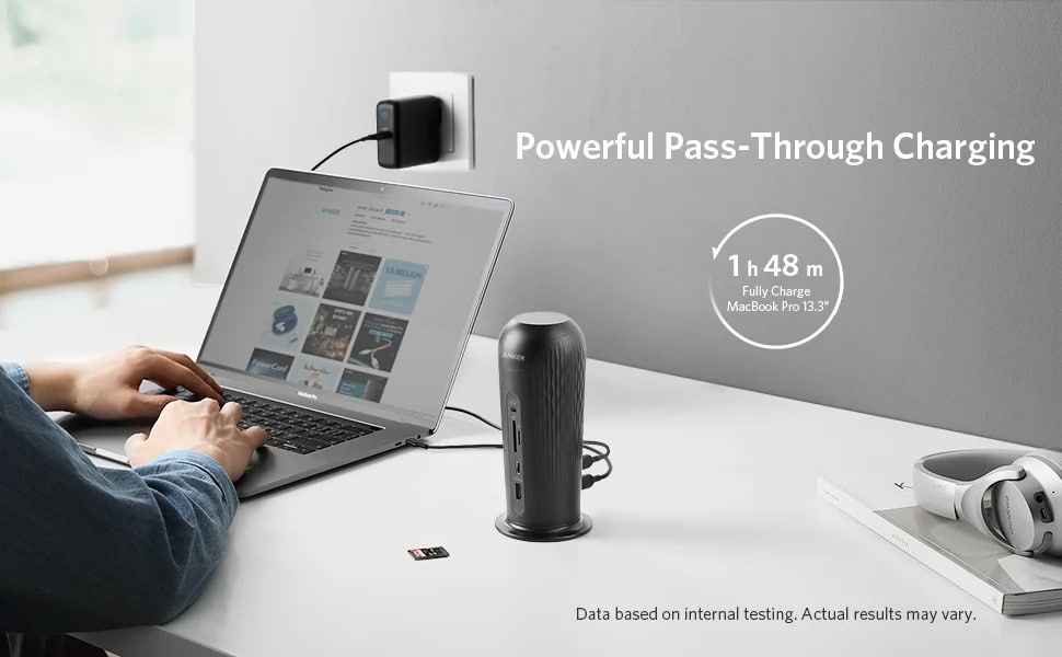 sạc dự phòng Anker, sạc dự phòng Anker PowerExpand 12-in-1 USB-C PD Media Dock