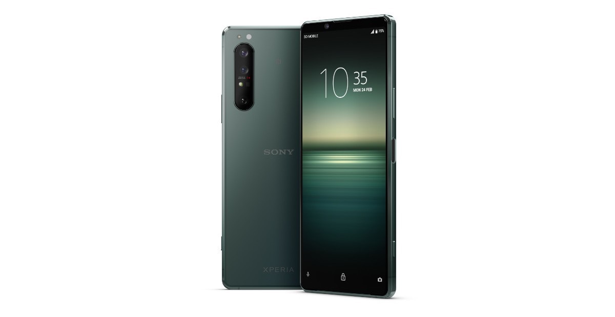 Điện thoại Sony, Xperia 1 II, Màu Mirror Lake Green