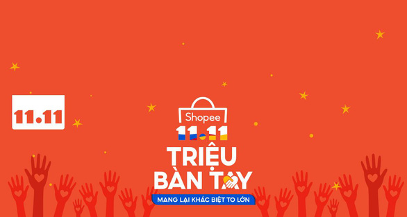 Shopee gây quỹ 11.11 Triệu Bàn Tay hỗ trợ trẻ em cùng UNICEF