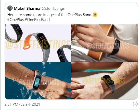 Vòng đeo tay thông minh, Smartband, Vòng đeo tay OnePlus,