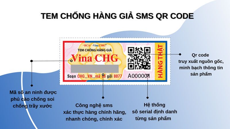 tem sms qr code, tem chống hàng giả sms qr code