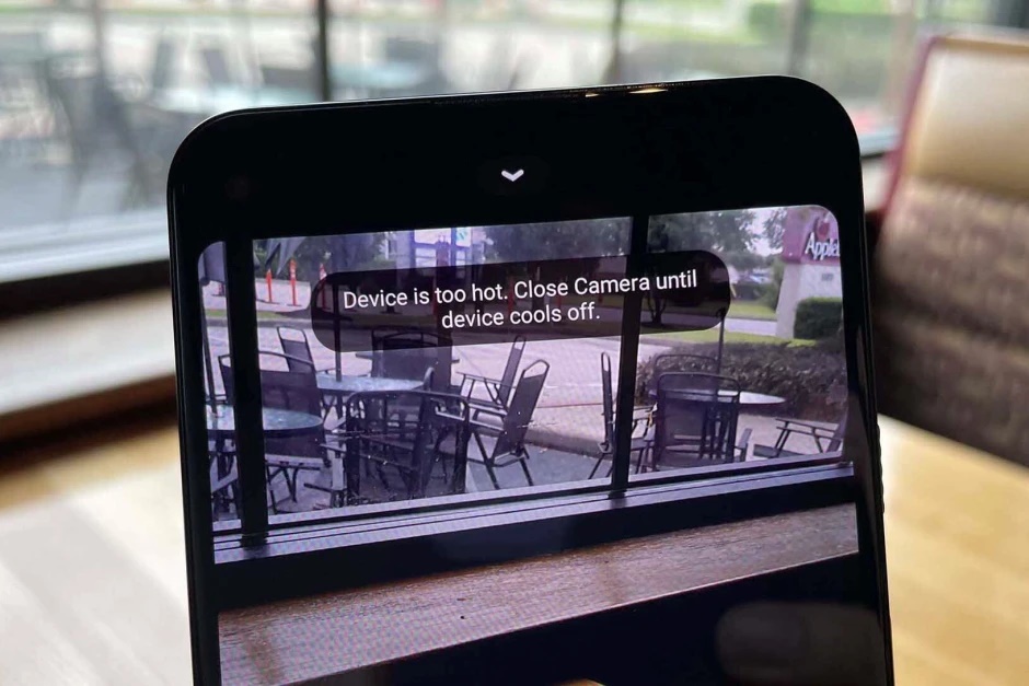 Pixel 5a quá nóng khi quay video