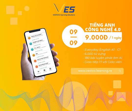 VESCO E-learning Solutions (VES), Giải pháp tiếng Anh công nghệ trí tuệ nhân tạo