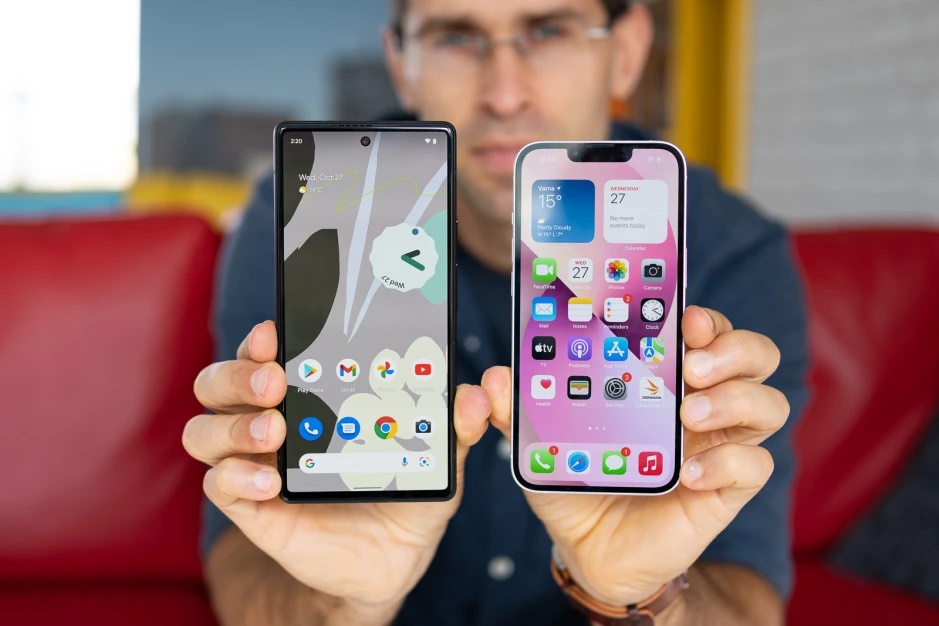 Google Pixel 6 và iPhone 13