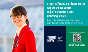 Tái khởi động học bổng chính phủ New Zealand Bậc trung học với 45 suất học bổng gần 6 tỷ đồng