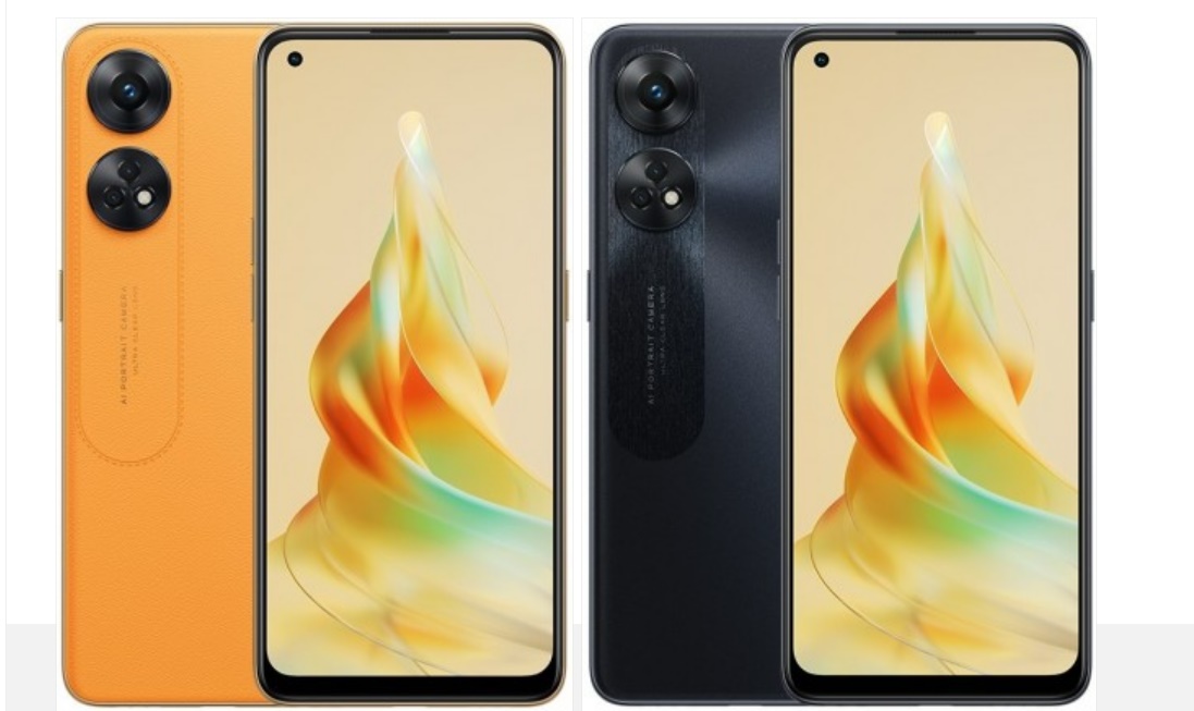 Oppo Reno8 T 4G Sunset Orange, điện thoại Oppo