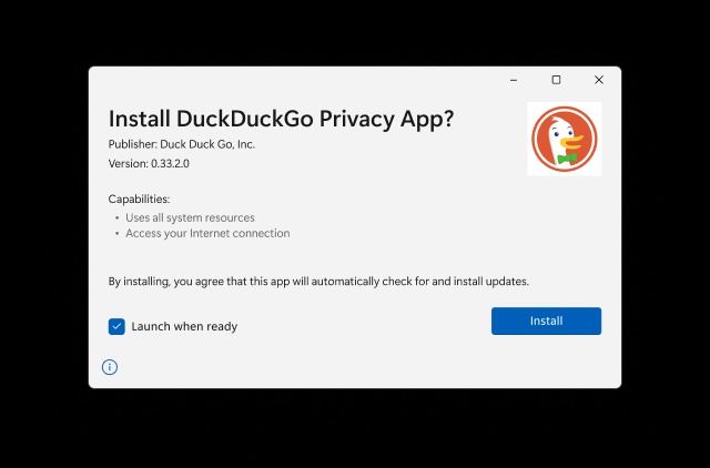 trình duyệt DuckDuckGo