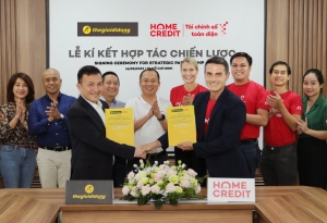 Home Credit ký hợp tác Thế Giới Di Động, hướng tới doanh số 2 tỷ USD