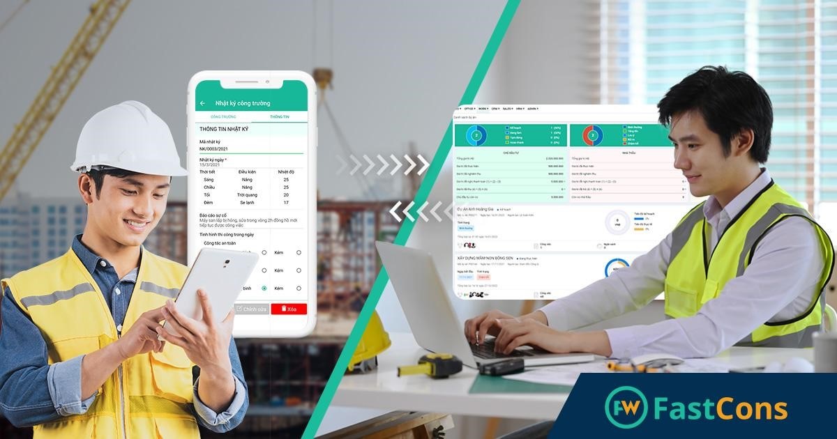 FastCons, Microsoft Project, Phần mềm quản lý dự án xây dựng, So sánh