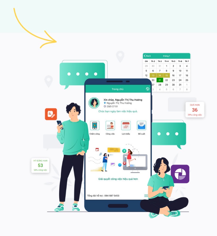 FastWork TimeSheet, Giải pháp chấm công online, Chấm công online